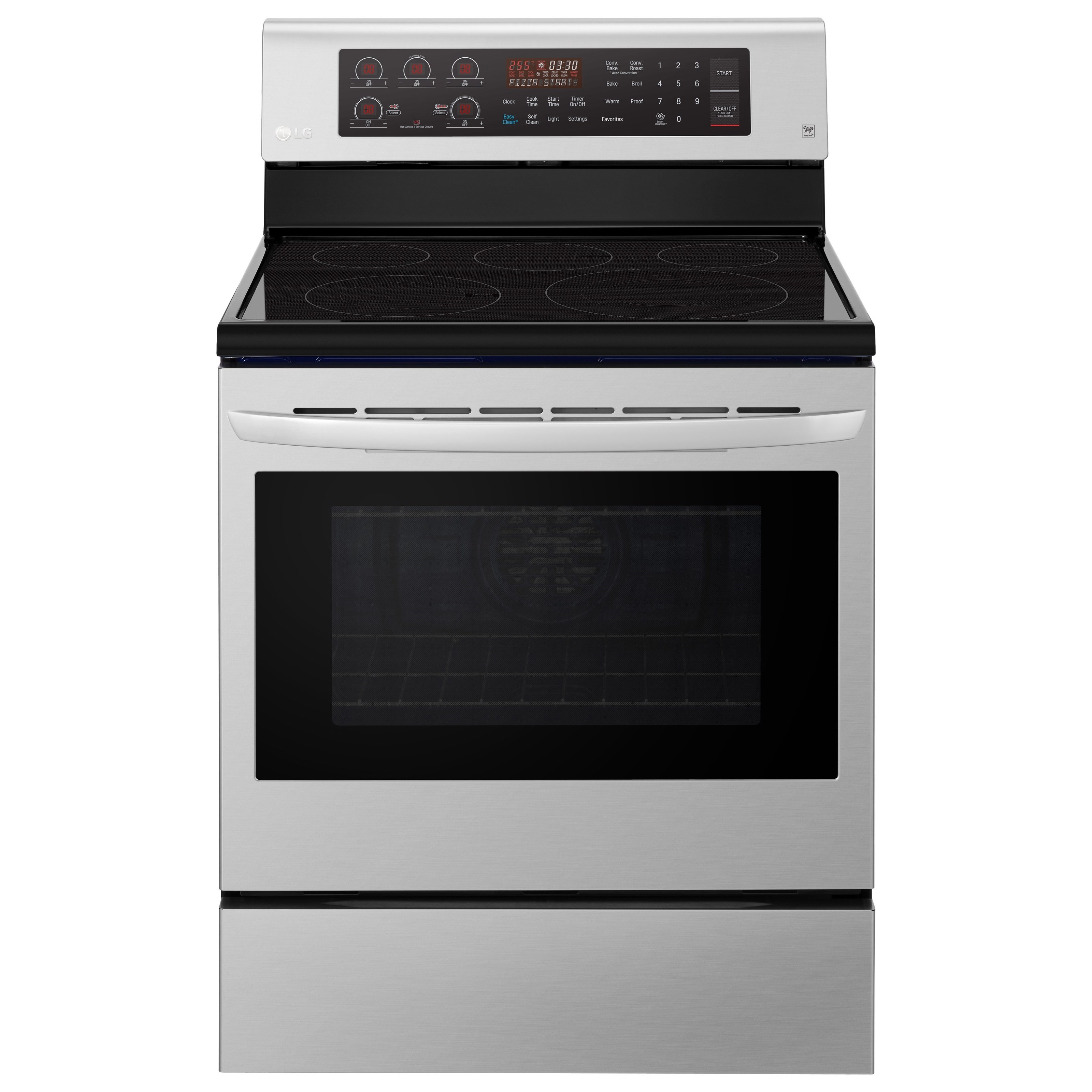 LG Appliances LRE3194ST 6.3 cu. ft. Capacity Electric Single Oven Range